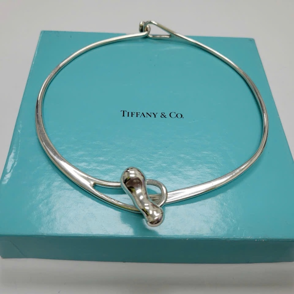 Vintage Tiffany & Co. choker silver necklace - 51.7g